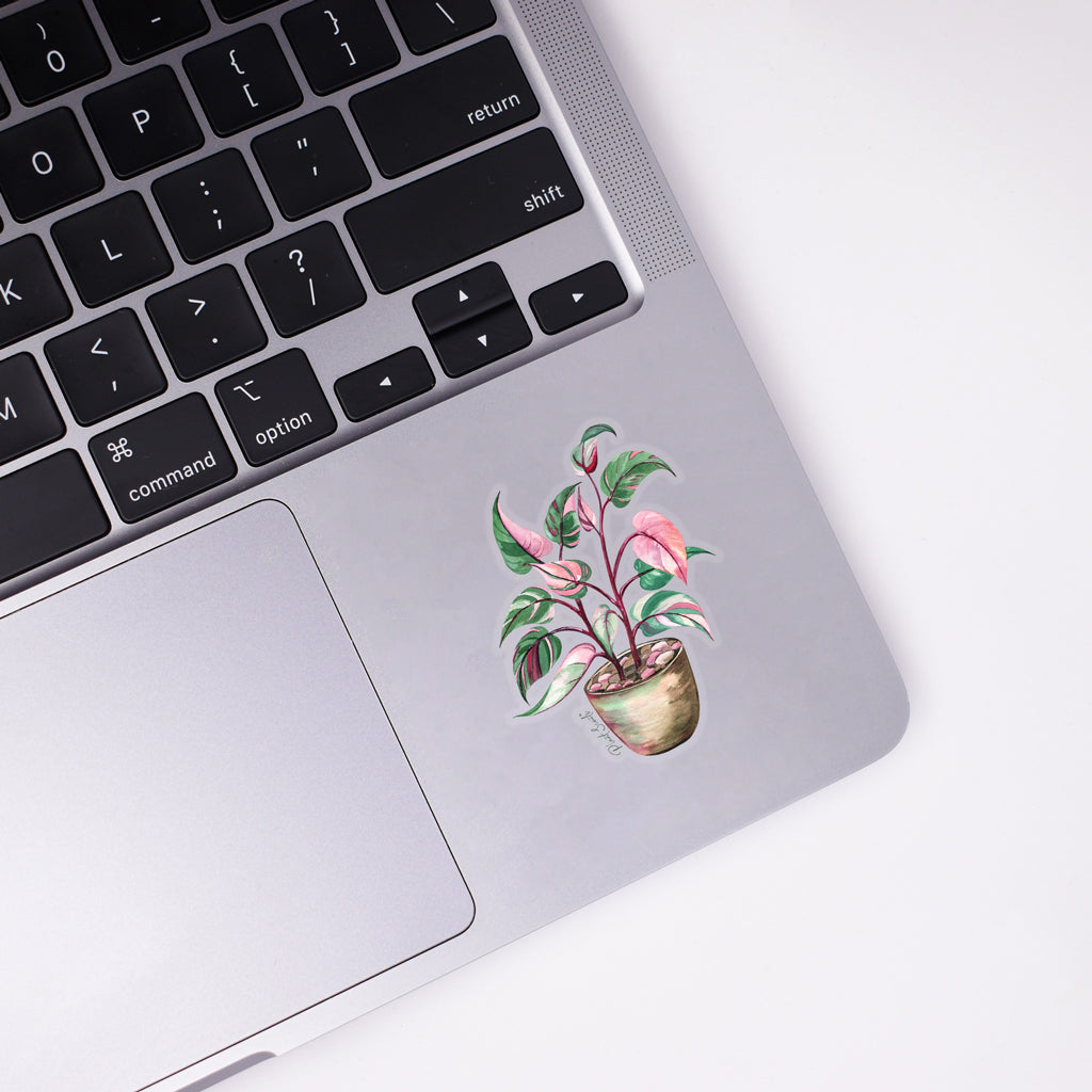 Pink Princess Philodendron Sticker
