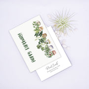 Happy Birthday Potted Plants Greeting Card