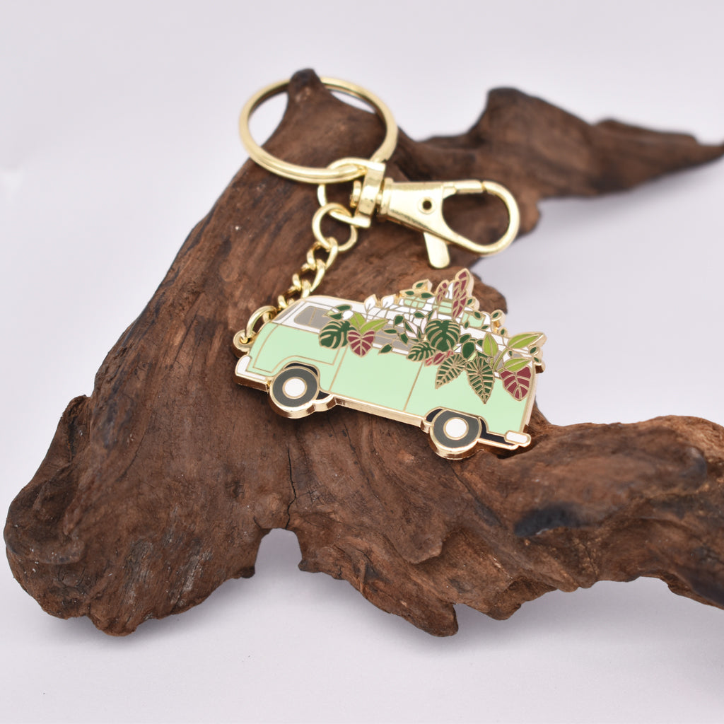 Plant Van Keychain