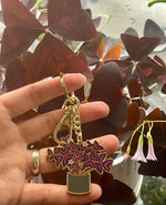 Load image into Gallery viewer, Oxalis Plant Keychain
