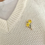 Load image into Gallery viewer, Birth Flower Daffodil Enamel Pin: A Splash of Sunshine
