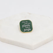 Jungle Plants Enamel Pin