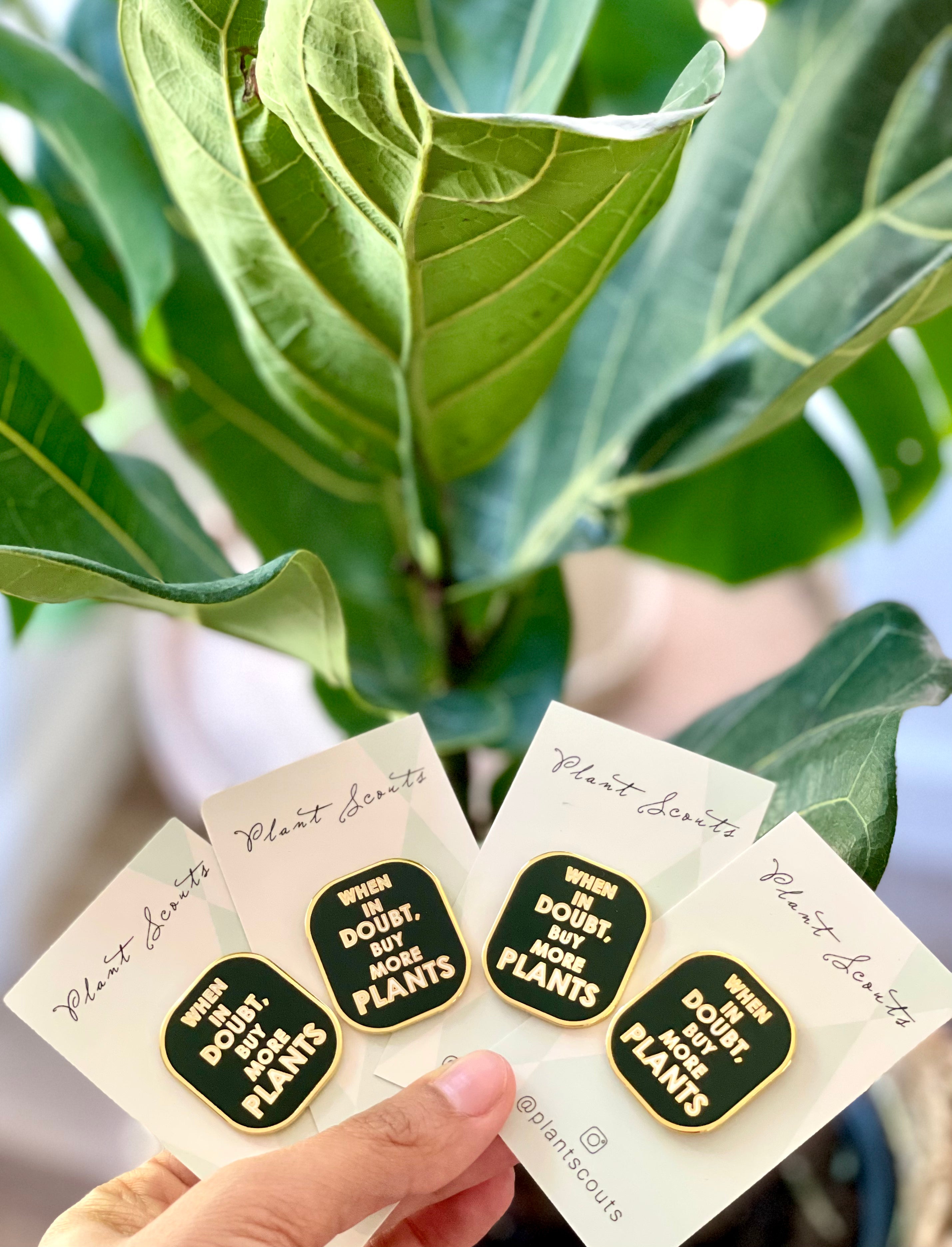 Buy More Plants Pin