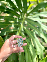 Load image into Gallery viewer, Monstera Adansonii Plant Keychain - Monstera Plant for Lovers
