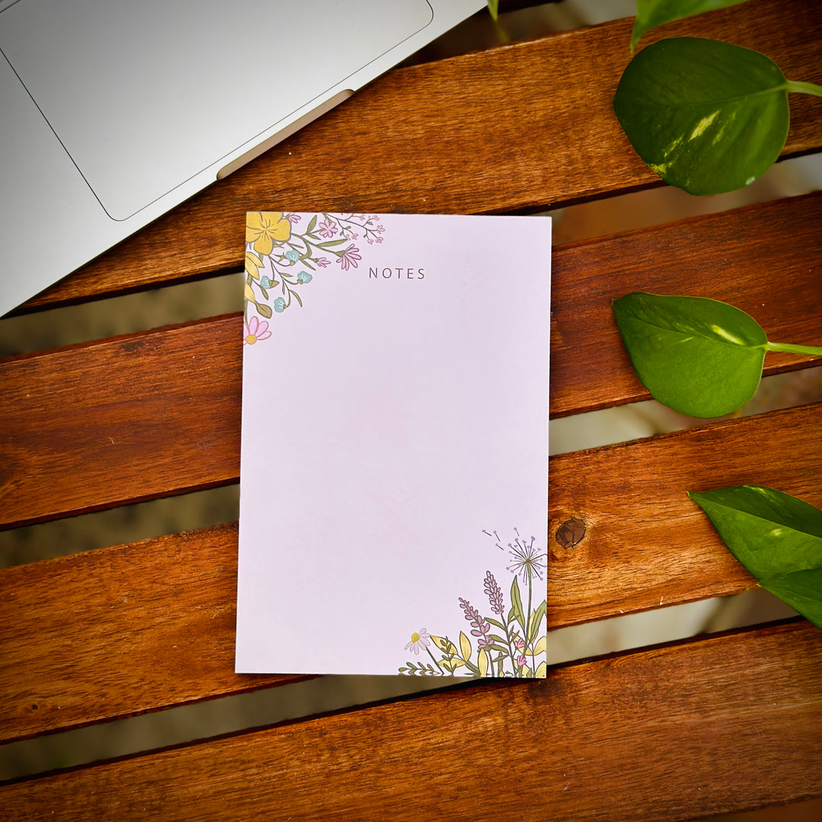 Wildflowers Blank Notepad