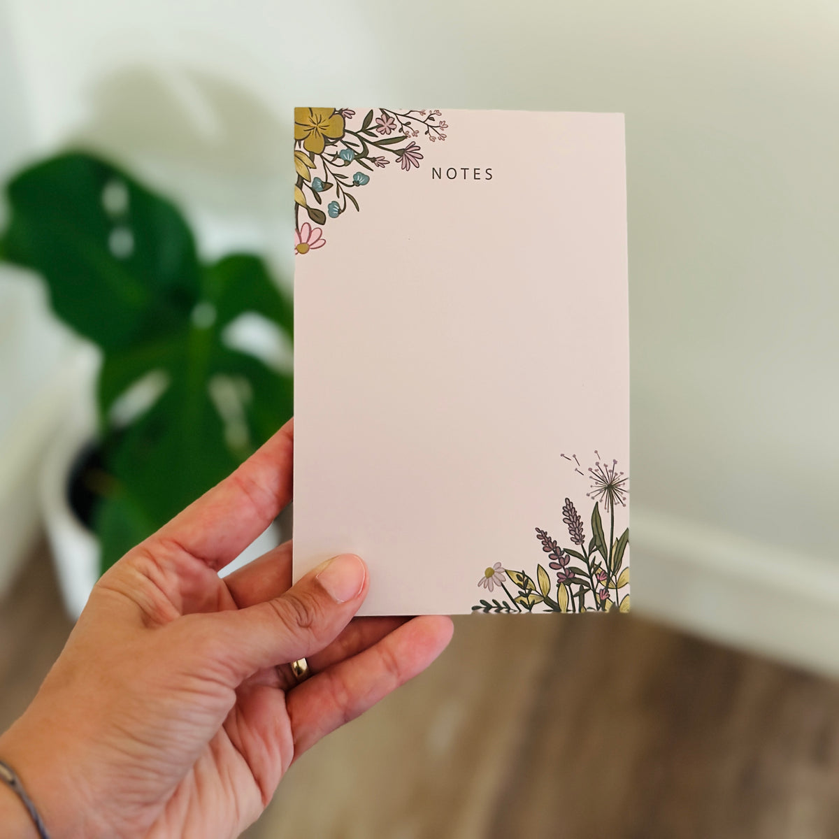 Wildflowers Blank Notepad