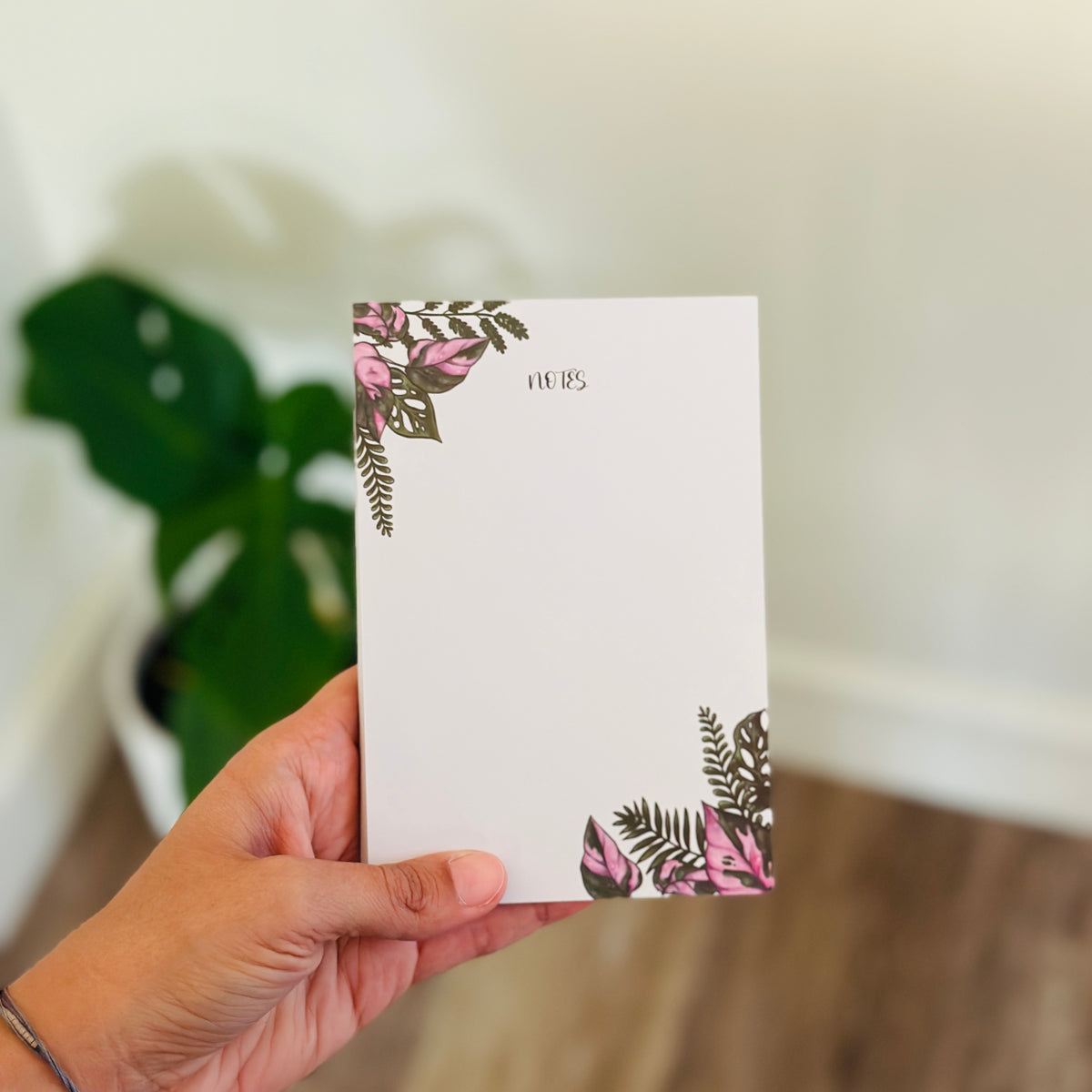 House Plants Blank Notepad