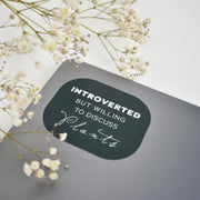 Introverted Plant Talk Sticker