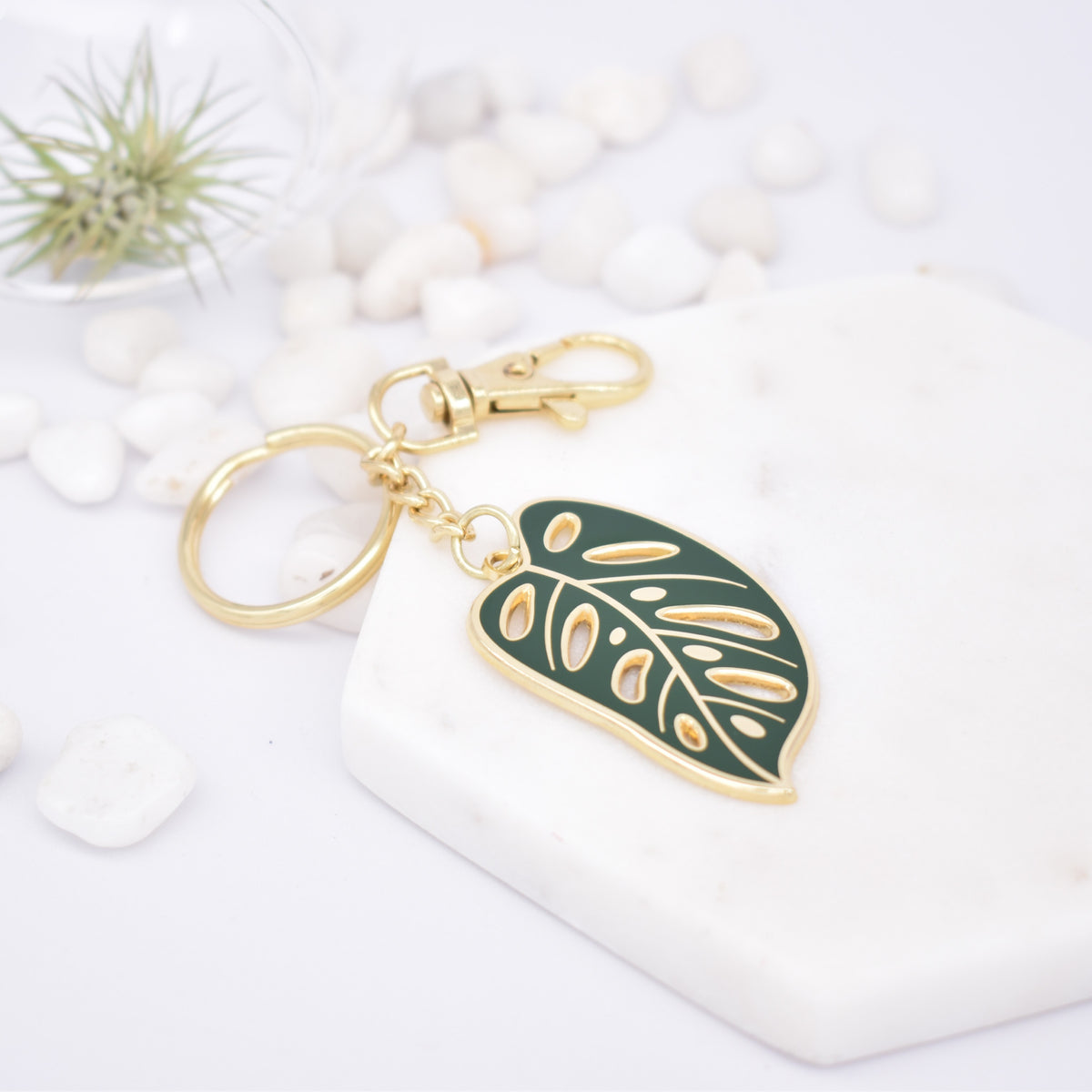 Monstera Adansonii Keychain