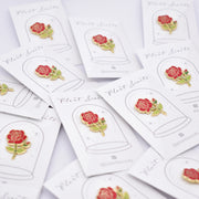 Red Rose Pin