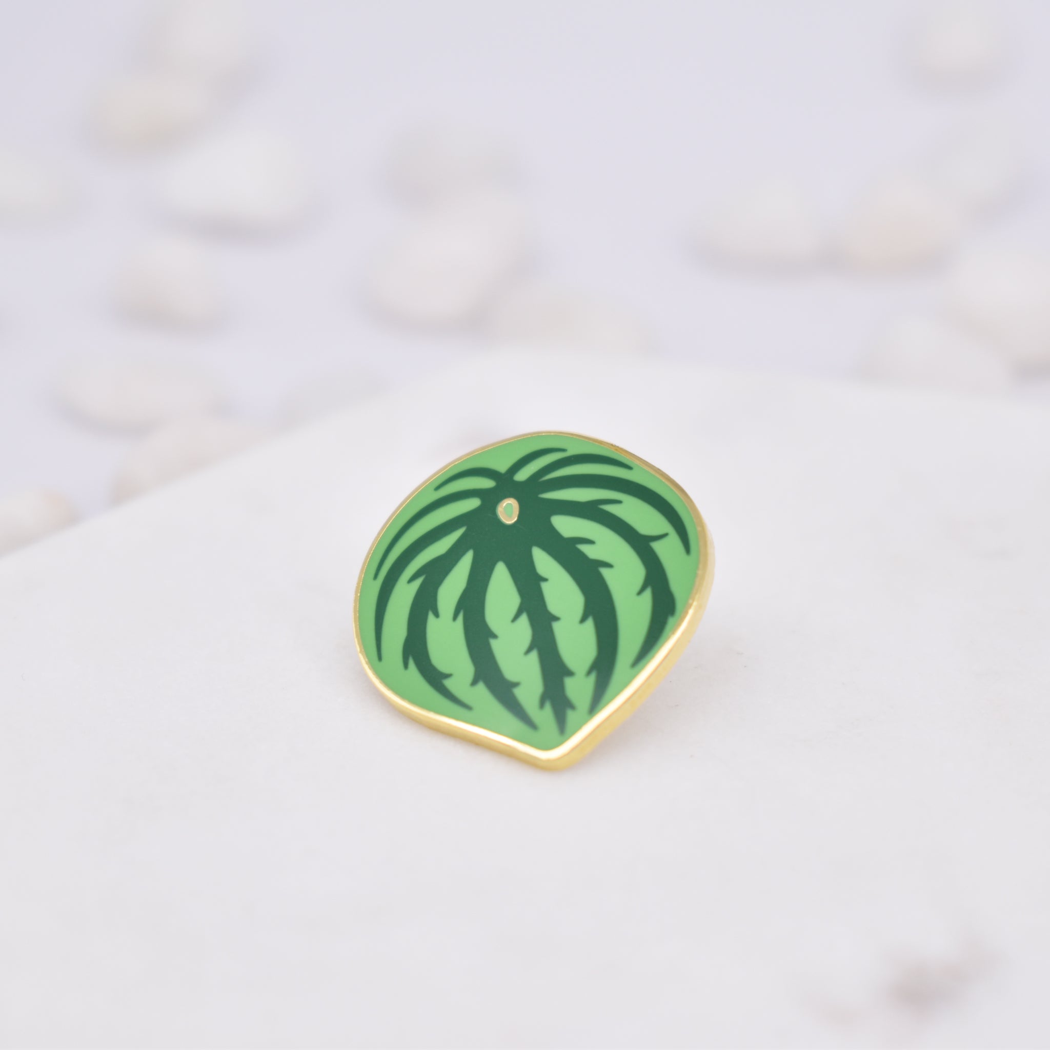 Watermelon Peperomia Pin