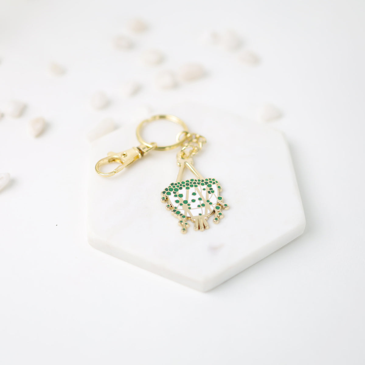 String of Pearls Keychain