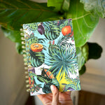 Load image into Gallery viewer, Spiral Lined Notebook - Tropical Plants
