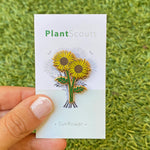Load image into Gallery viewer, Sunflower Enamel Pin - Pins
